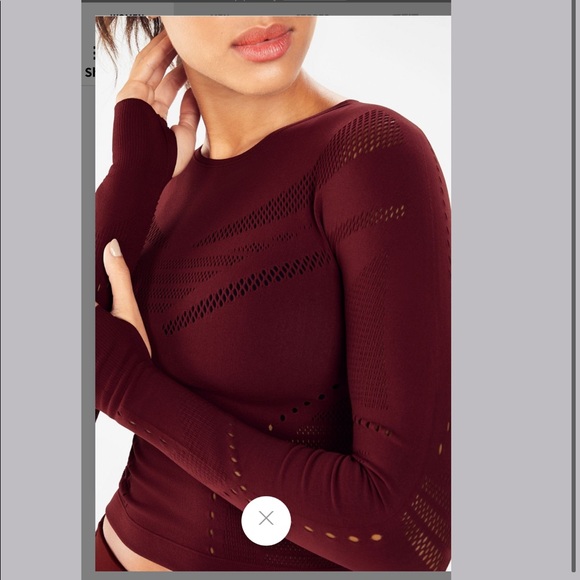 Fabletics Sarah SculptKnit Long-Sleeve Top NWT LRG - Picture 2 of 8
